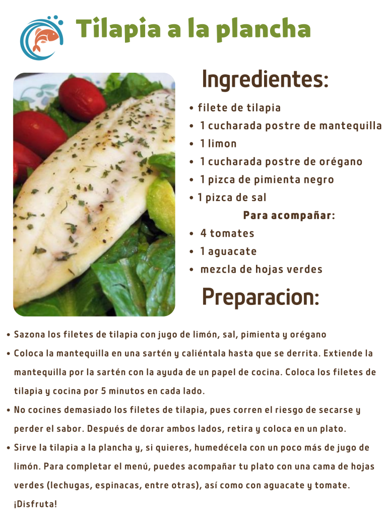 Receta Tilapia Plancha